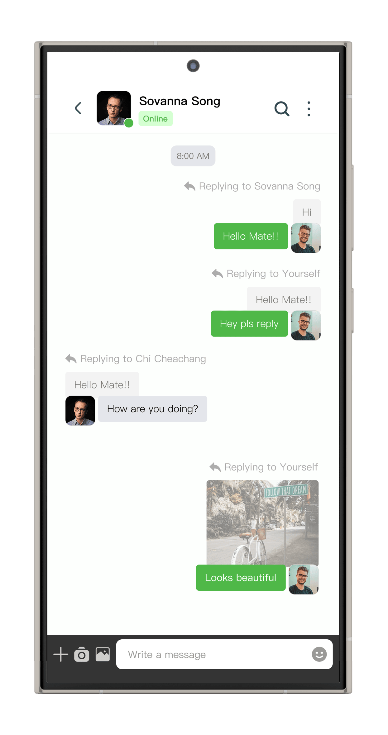 ChatMe on Samsung Galaxy S24